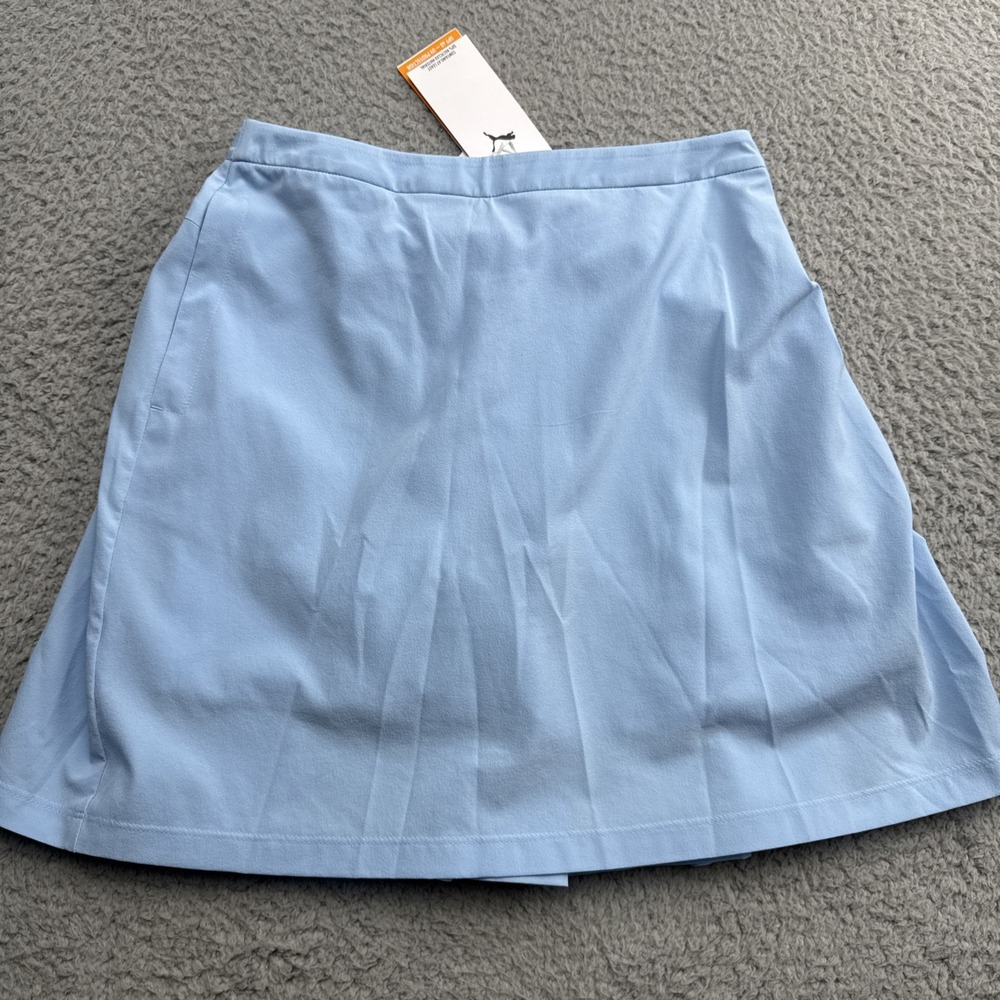 Puma Cora Skort Skirt Womens Small Carolina Blue Golf Tennis Pickleball NWT